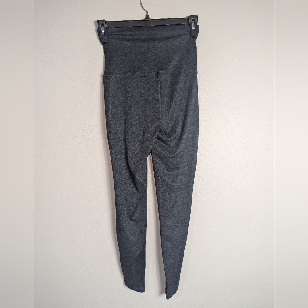 S Barefoot Dreams Malibu Collection Navy Heathered Leggings - Picture 4 of 6